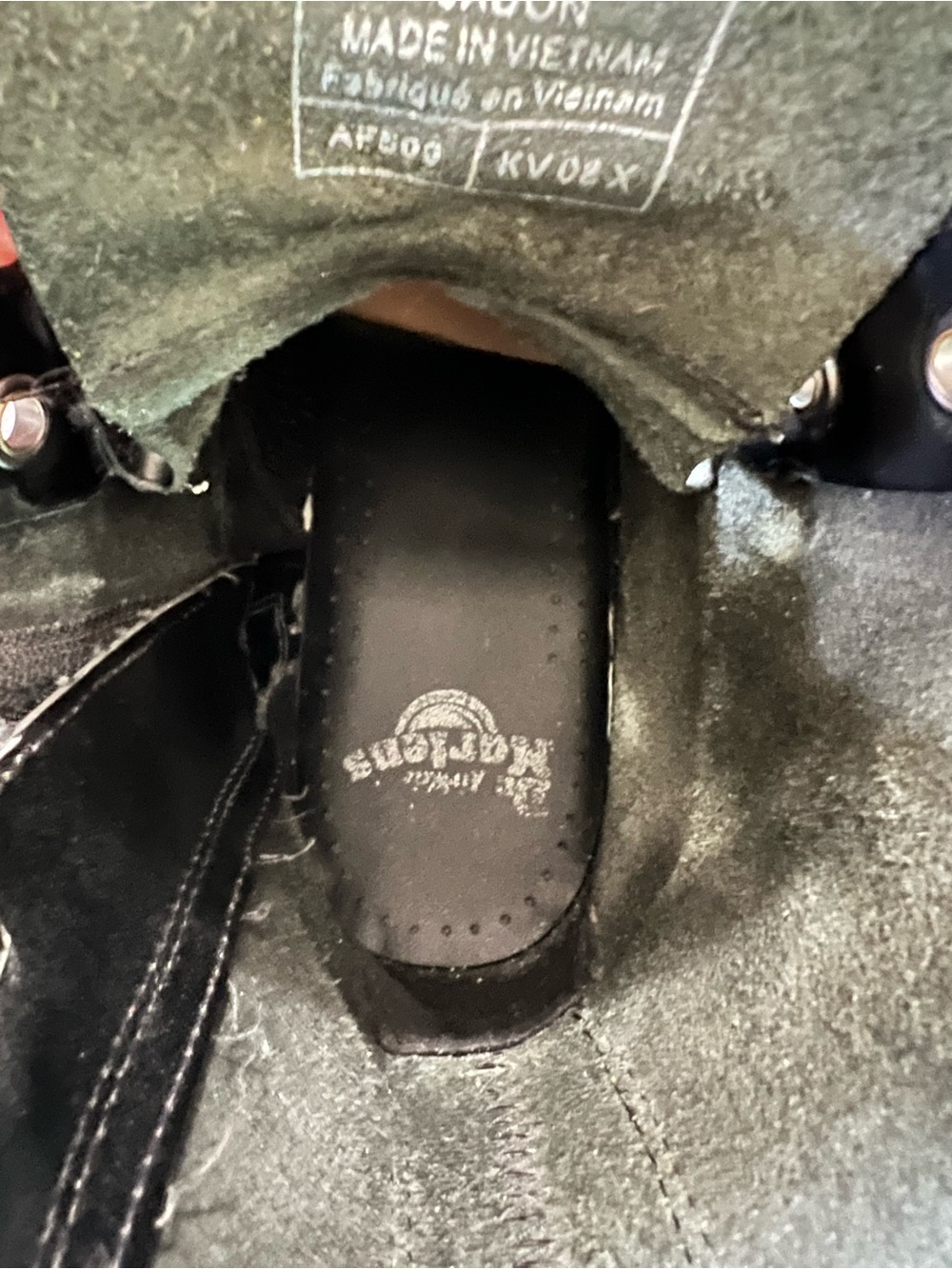 Dr. Martens Jadon Boot Smooth Black Leather Platforms Black Goth Festival Grunge - Picture 14 of 16